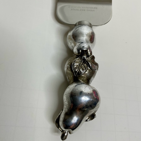 Cake Serve Stacked Pears Handle Stainless Steel - Picture 8 of 16